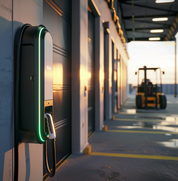 EV Charger at a warehouse